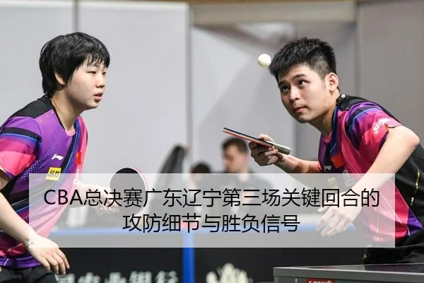CBA总决赛广东辽宁第三场关键回合的攻防细节与胜负信号